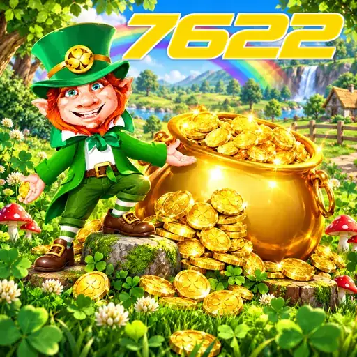 7622 — ilustração de um duende com moedas de ouro